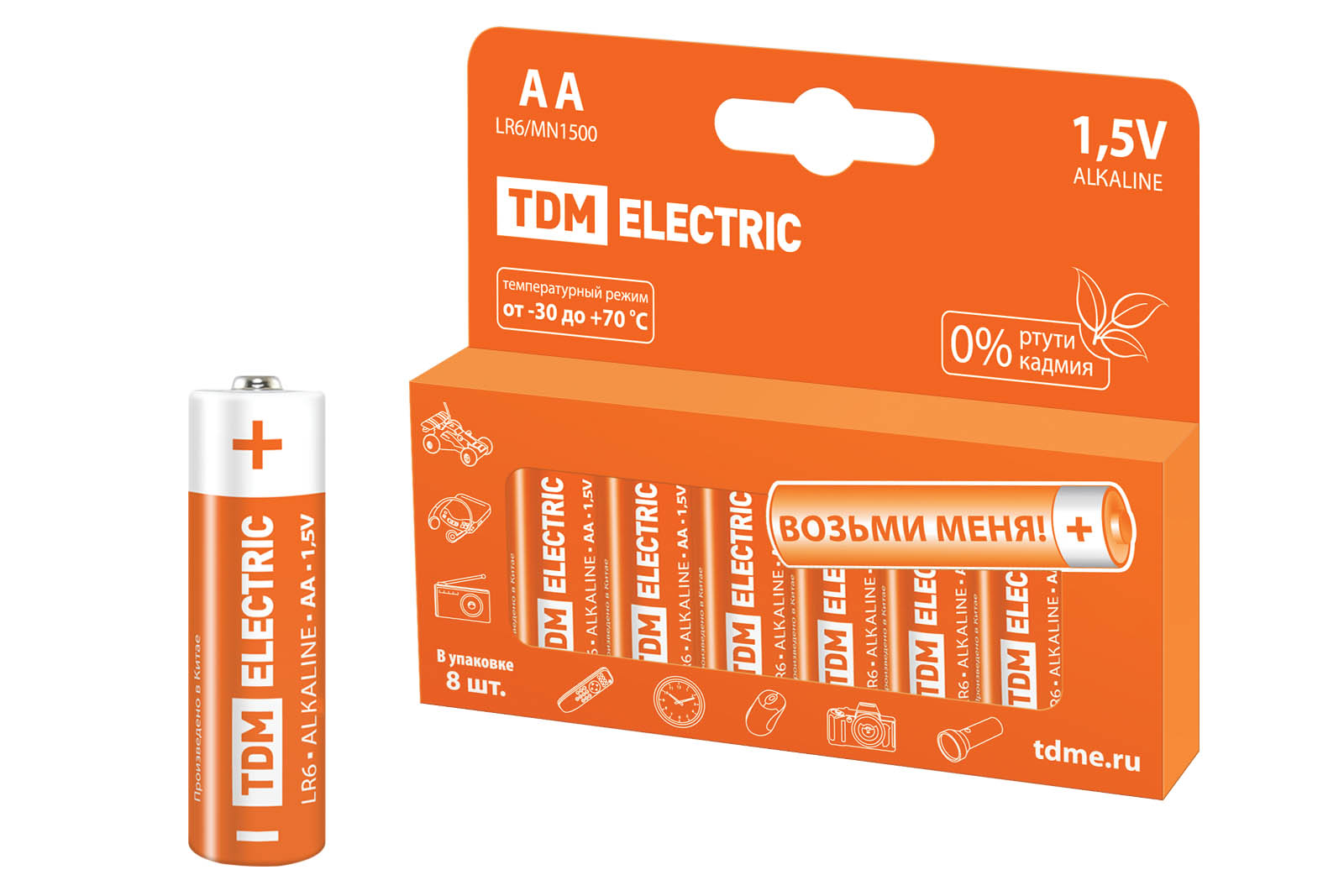 ელემენტი LR6 AA Alkaline 1,5V